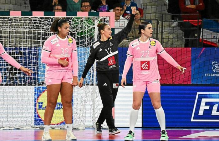 Grâce à une grande Floriane André, l’équipe de France de handball termine sa préparation par une victoire contre l’Angola