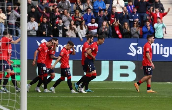 Un penalty gâche la fête d’Osasuna