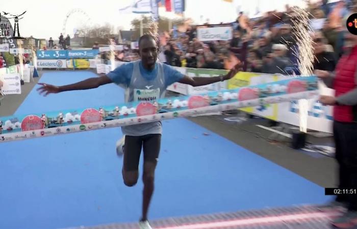 REJOUER. Charles Muneria remporte le Marathon de La Rochelle 2024 en 02:11:53. Suivez la 33ème édition à la TV et sur le Web