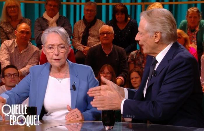 Dominique de Villepin and Élisabeth Borne oppose each other on France 2