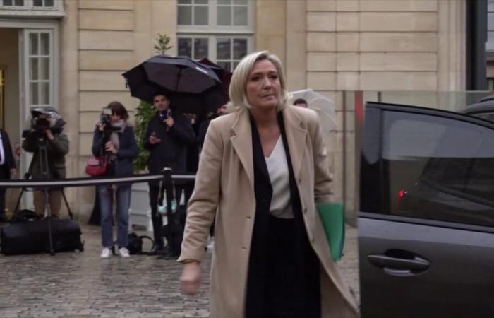 Barnier in consultations, Le Pen arrived in Matignon