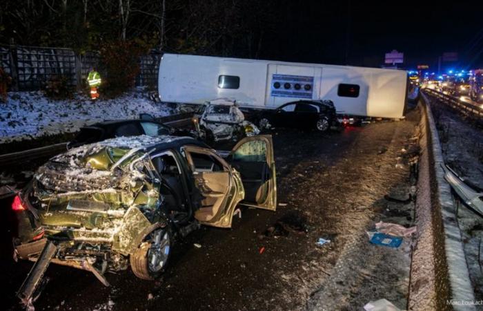 une des victimes grièvement blessées dans l’accident impliquant un Blablacar, quatre véhicules et une moto, est décédée