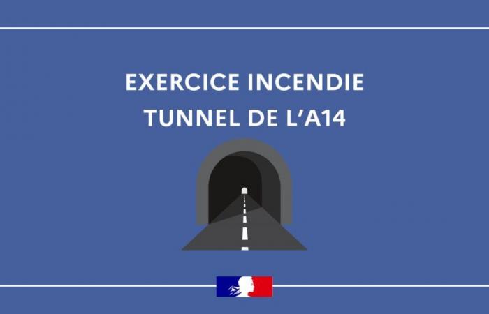 Fermeture du tunnel A14 le 26/11 de 21h30 à 5h00 dans le cadre d’un exercice incendie – Actualités