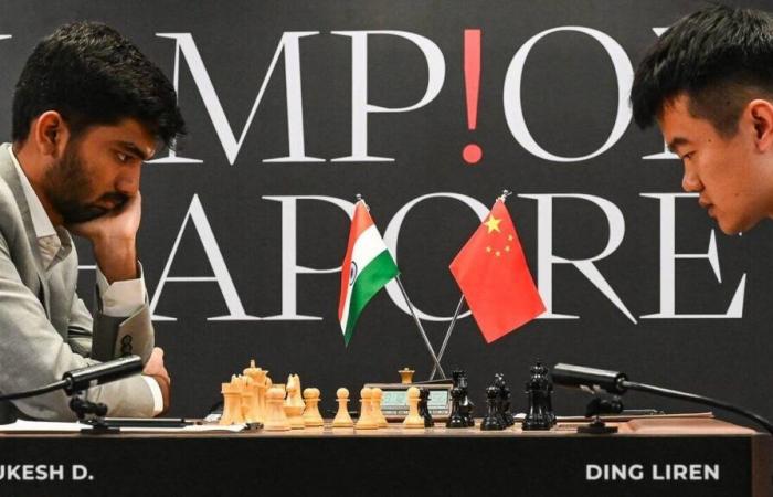 Échecs. L’outsider Ding Liren surprend Gukesh au début du match pour le titre mondial