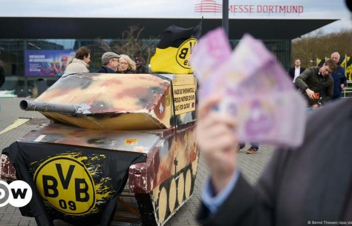 Rheinmetall, un sponsor embarrassant pour le Borussia Dortmund – DW – 25/11/2024