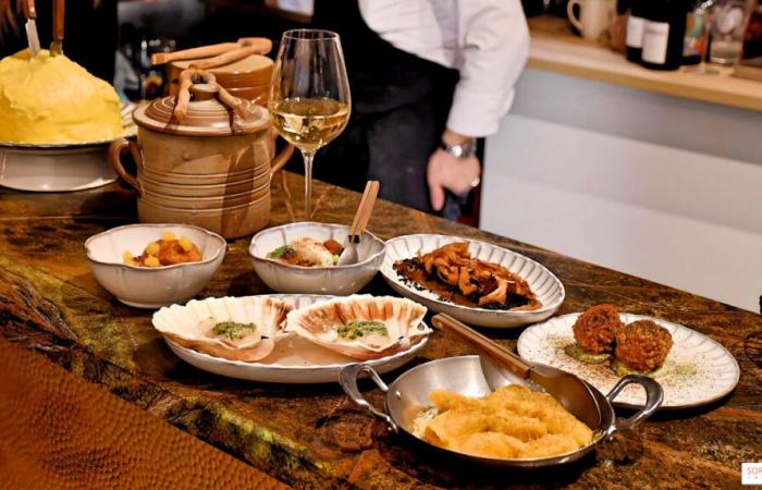 Au restaurant Tire-Bouchon Rodier, tapas bistronomiques à partager et bons vins