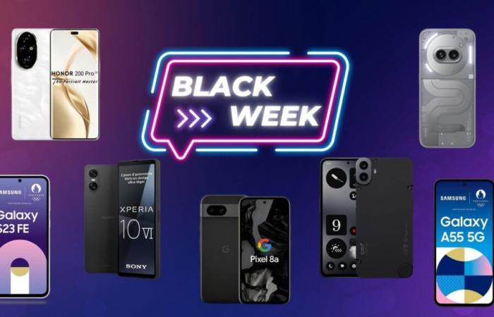 Quelles sont les meilleures offres sur les smartphones pas chers pendant la Black Friday Week ? (moins de 500 €)