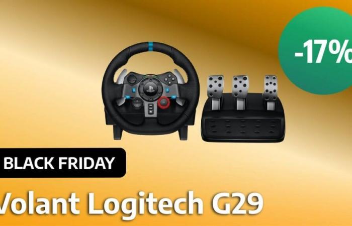 Avec son retour de force réaliste, le volant Logitech G29 pour PS5, PS4, PC et Mac est disponible à prix cassé