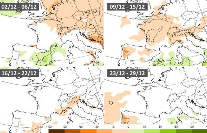 De nouvelles chutes de neige sont-elles possibles d’ici Noël ? 25/11/2024