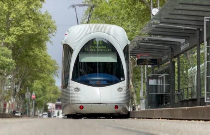 la circulation des tramways fortement perturbée