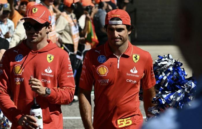 tension entre Leclerc et Sainz lors du GP de Las Vegas