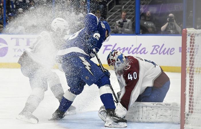 Lundi dans la LNH | Le Lightning sans pitié pour l’Avalanche dans une victoire de 8-2