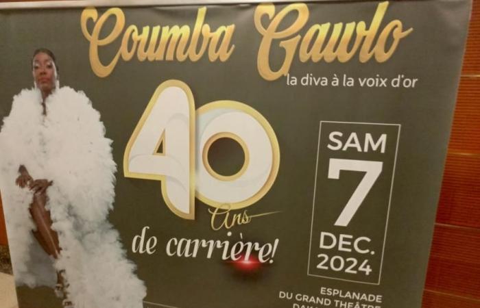 COUMBA GAWLO INAUGURE SES 40 ANS DE CARRIÈRE AVEC UN MÉGA-CONCERT