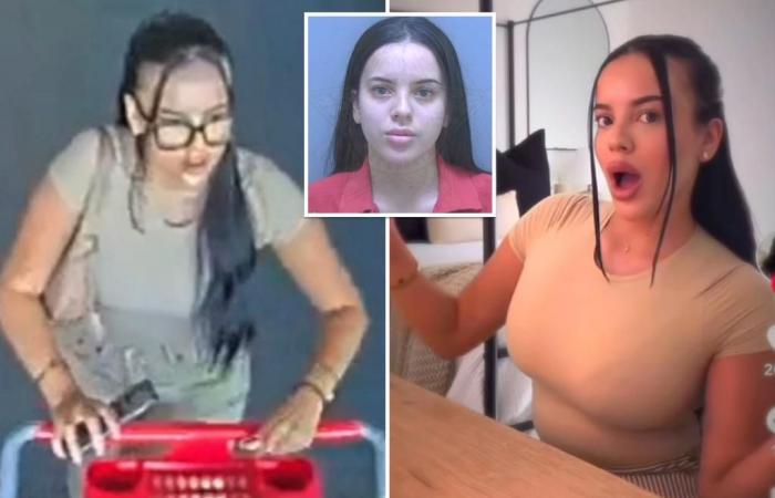 L’influenceuse TikTok Marlena Velez arrêtée après avoir prétendument affiché des produits Target volés à l’étalage dans une vidéo