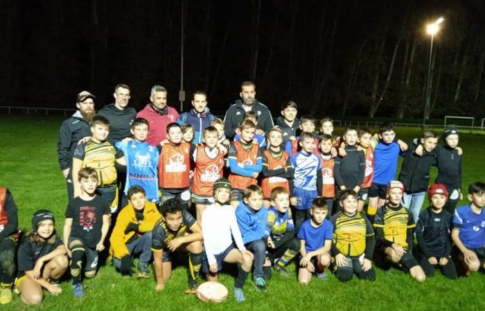 les jeunes de Garonna XV ont rencontré de grands champions