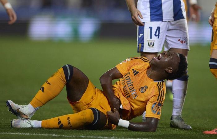 Vinicius, blessé depuis un mois, critique aussi les “cadences infernales”