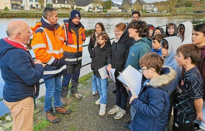 Les élèves de sixième de Jean-Moulin étudient la gestion des risques à Châteaulin