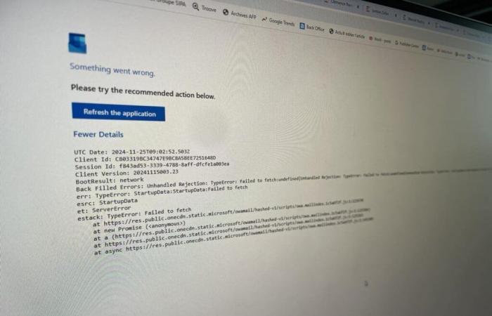 Outlook et Teams victimes d’une panne mondiale après un gros bug chez Microsoft