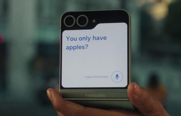 Samsung fait de l’ombre à Apple dans sa dernière publicité pour un téléphone pliable