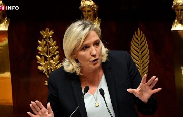 Marine Le Pen reçue par Michel Barnier