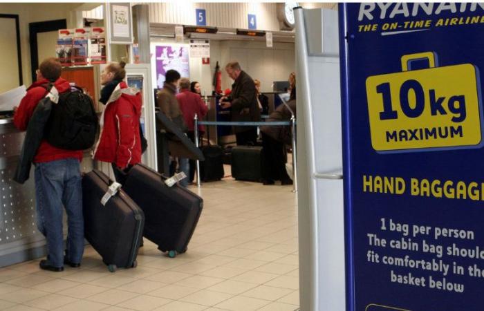 Ryanair, easyJet et Vueling condamnés pour bagages de cabine