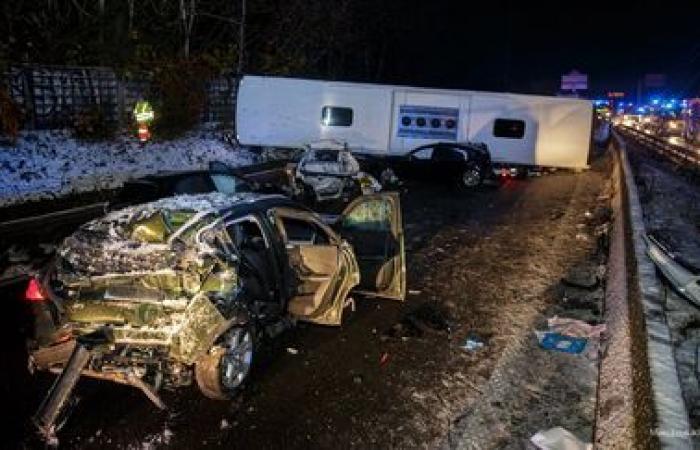 une victime du carambolage sur l’A6B est décédée