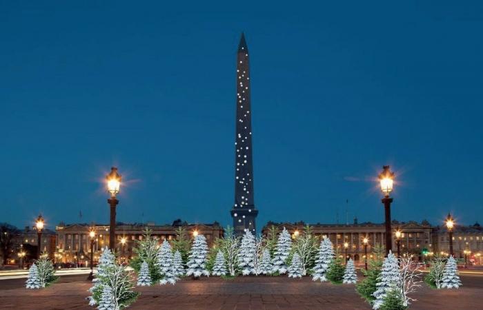 La place de la Concorde se métamorphose pour les vacances