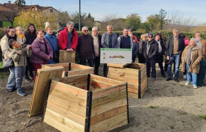 Un premier site de compostage collectif installé à Beaumarchés, de nouveaux pourraient bientôt voir le jour