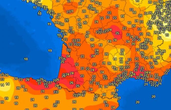 dans le Sud-Ouest, jusqu’à 26°C enregistrés et une nuit d’été fin novembre