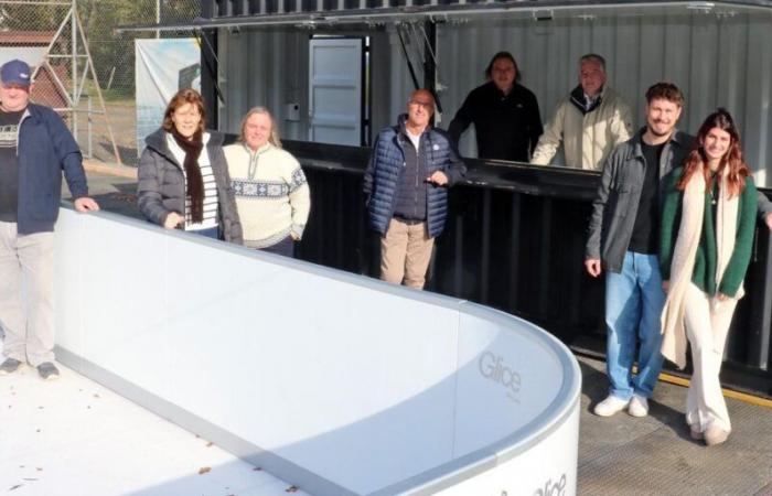 Un bar éphémère à côté de la patinoire d’Echallens