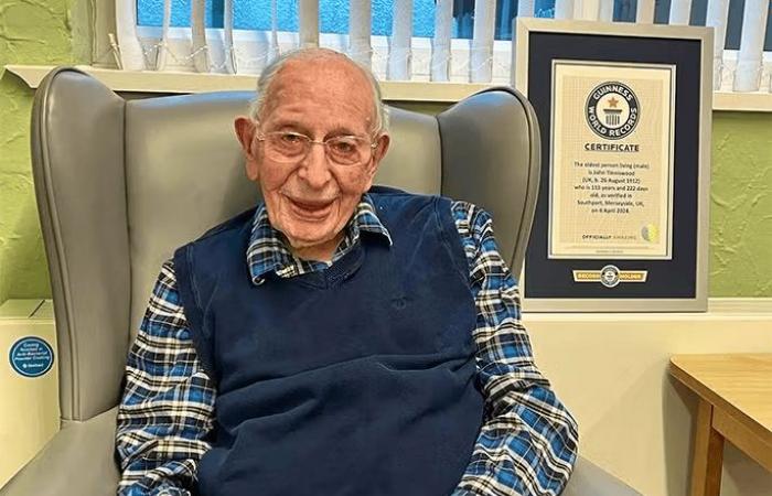 L’homme le plus âgé du monde décède à 112 ans en Angleterre