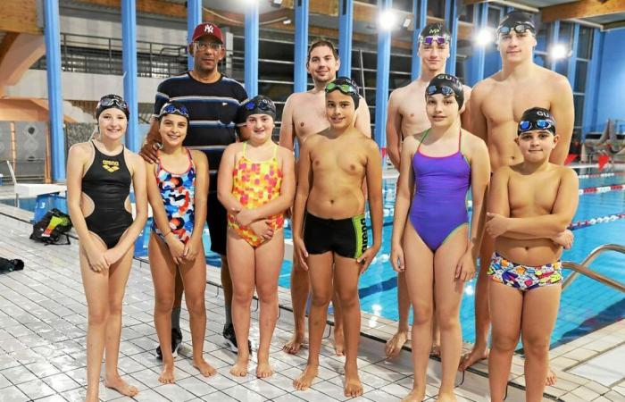 A Guingamp, les nageurs bravent la fatigue pour venir à la piscine