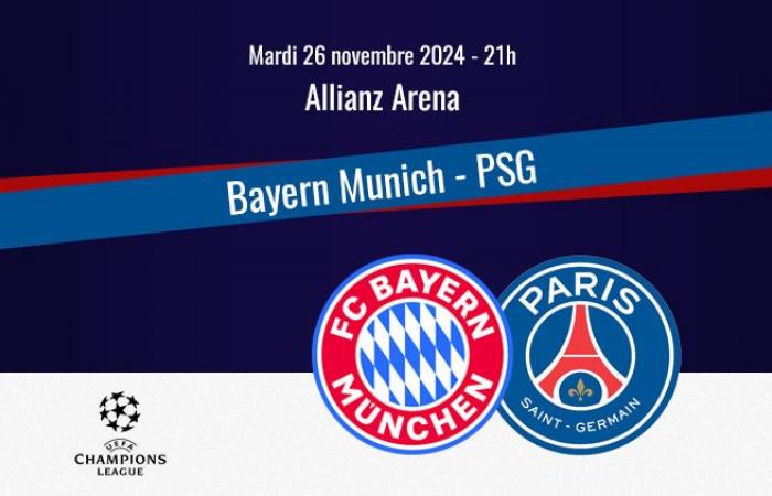 Bayern/PSG, heure, chaîne TV, commentateurs et replays