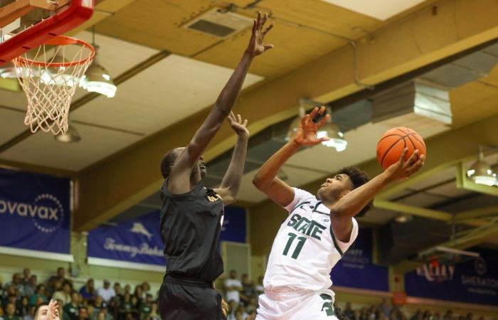 Meilleures photos de la victoire de MSU Basketball contre le Colorado en…