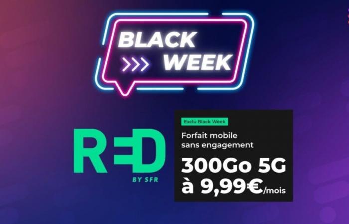 Encore un forfait mobile 5G 300 Go à moins de 10€/mois ? Oui, c’est le Black Friday !