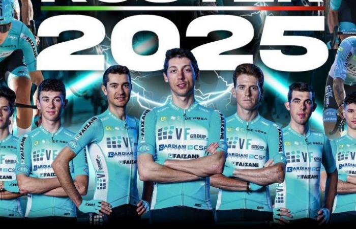 Vélo. Itinéraire – Sans Pellizzari et Pozzovivo… Bardiani parie sur les jeunes en 2025