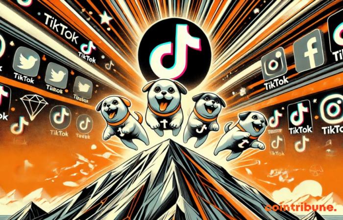 Les Memecoins décollent, portés par TikTok !