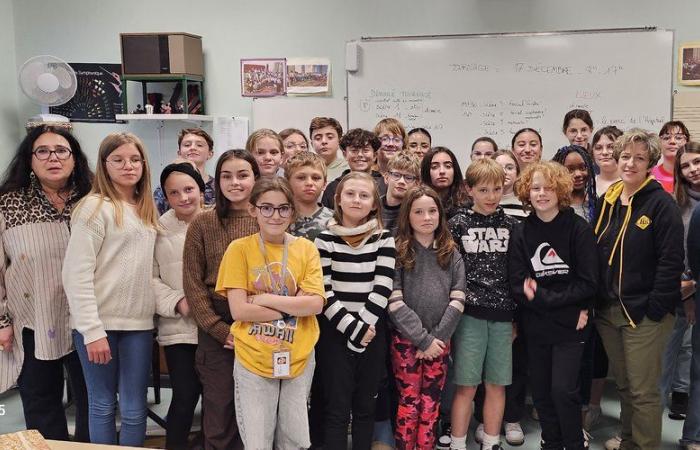 « Voyage, Voyage », la chorale du collège Louis-Denayrouze d’Espalion devant la caméra pour son clip