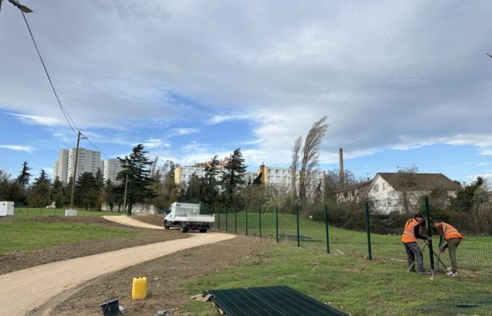 Le parc Balmes prend forme