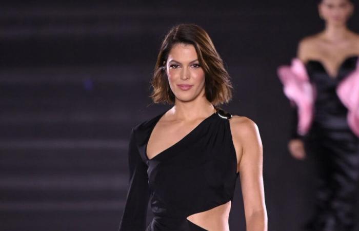 Iris Mittenaere révèle son sex-appeal en portant un simple peignoir et en posant dans un placard