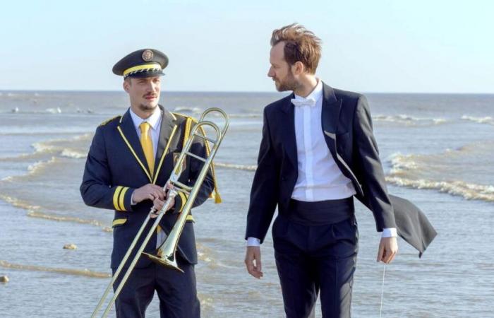 Vidéo. On a vu “En fanfare”, une fraternité musicale avec Benjamin Lavernhe et Pierre Lottin