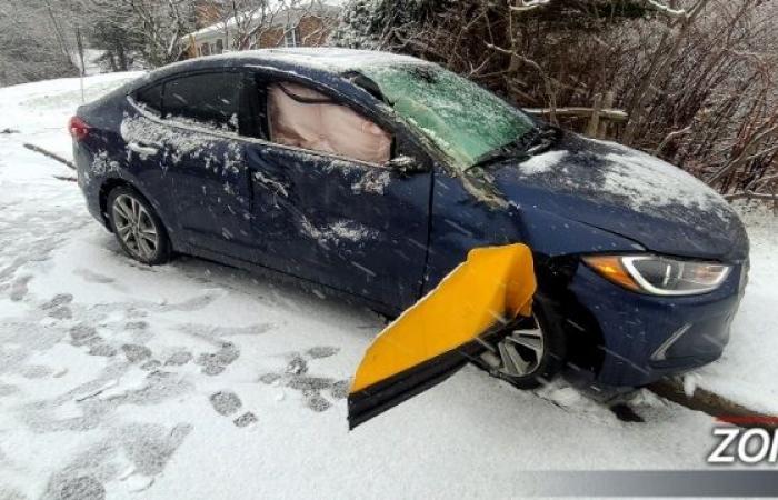 Première chute de neige dans la région de Québec, les accidents se multiplient