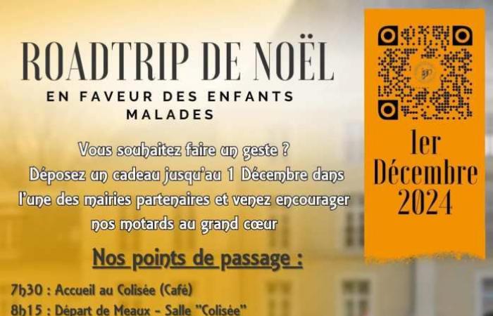 Troisième édition. Avec le Road Trip de Noël, les motards sillonnent la région pour apporter un peu de joie aux enfants malades !