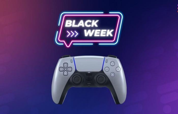 La magnifique manette DualSense PS5 argentée est à un prix avantageux pendant la semaine du Black Friday