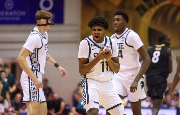 Meilleures photos de la victoire de MSU Basketball contre le Colorado en…