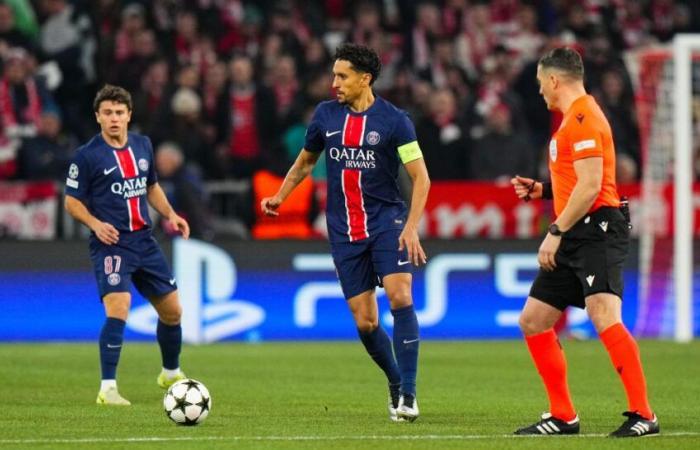 Marquinhos s’en prend à l’arbitre sur le but bavarois