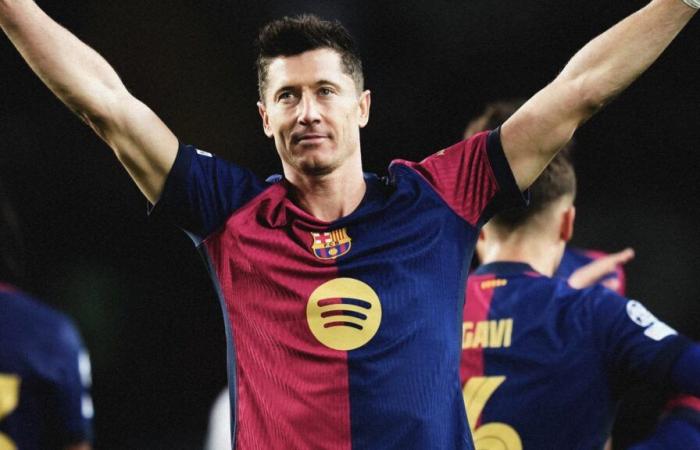 Le centurion Robert Lewandowski ouvre la voie et Dani Olmo fait des dégâts alors que les Blaugrana se battent contre le package surprise de la Ligue des champions