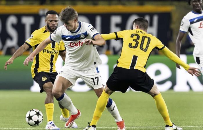 Les Young Boys giflés par l’Atalanta à Berne