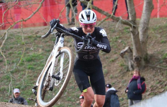 Noémie Garnier beaucoup plus à l’aise sur le vélo