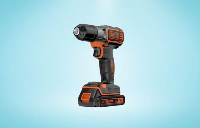 Le prix de cette perceuse-visseuse Black+Decker fait l’envie de tous les bricoleurs